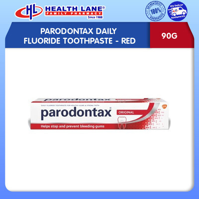 PARODONTAX DAILY FLUORIDE TOOTHPASTE- RED (90G)